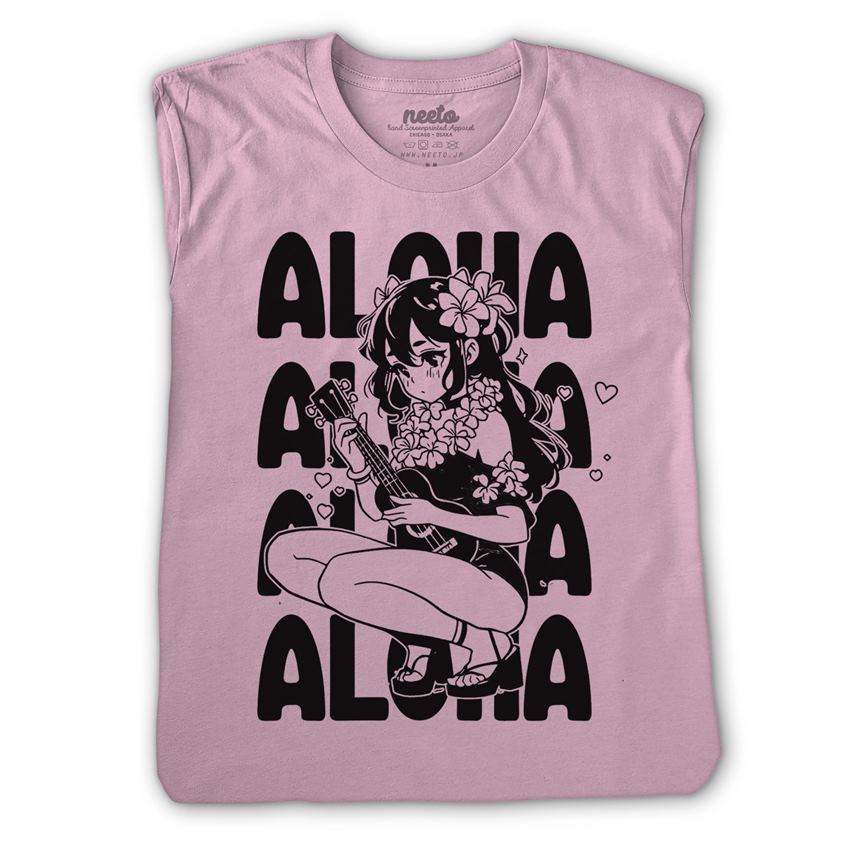 Aloha Anime Girl T-Shirt