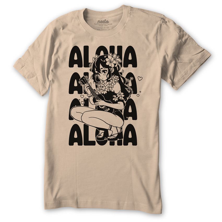 Aloha Anime Girl T-Shirt