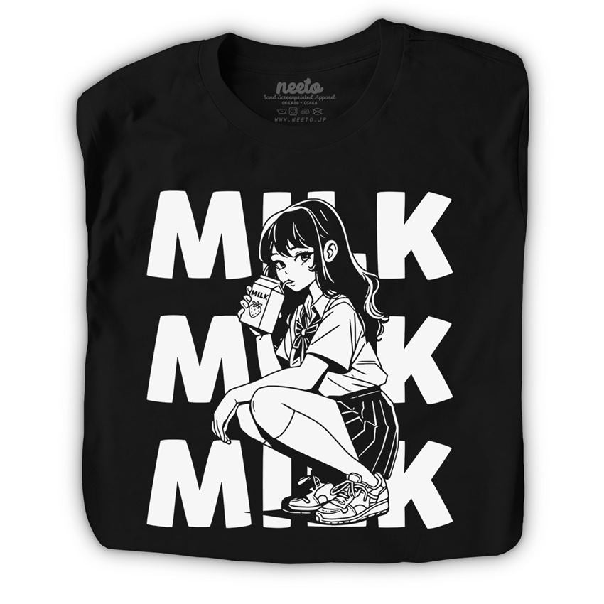 Milk Anime Girl T-shirt