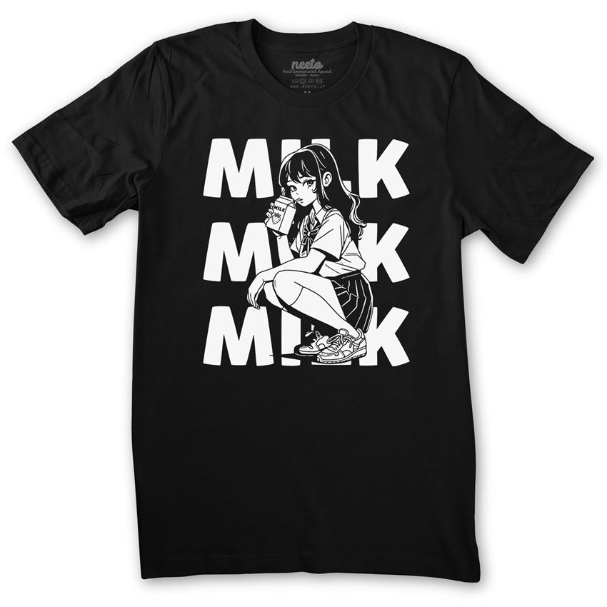 Milk Anime Girl T-shirt