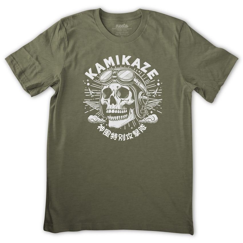 Kamikaze Skull T-Shirt